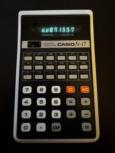 Vintage casio scientific - vintage, fx-17