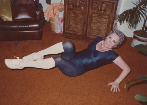 1980s woman leotard - woman, in