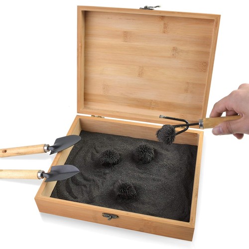 Magnetic zen sand garden with - sand,