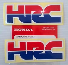 HONDA - HRC HONDA RACING CORPORATION DECAL STICKER BADGE ** GENUINE HONDA **