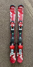 Salomon Snowblades 99.9cm With Bindings – Short Skis – Great Condition - Bag