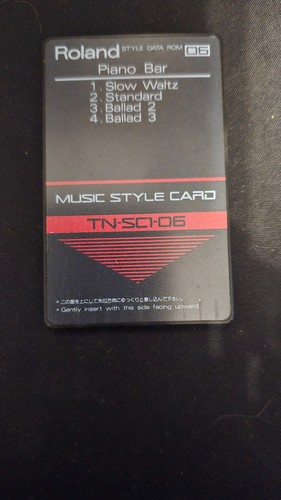 Roland music style - roland, card