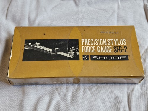 Shure precision stylus - precision, force