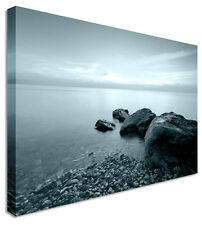 Duck Egg Blue Abstract