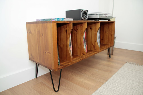 Mid century record player - century,