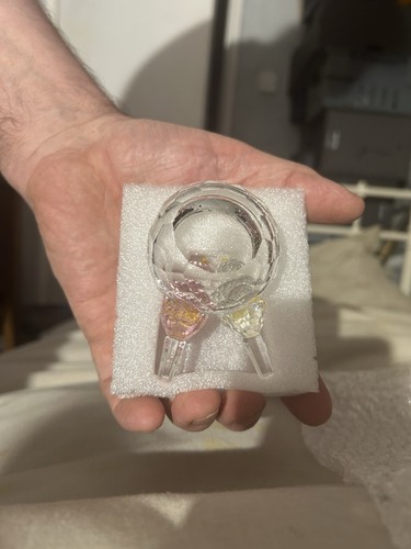Clear glass horse - glass,
