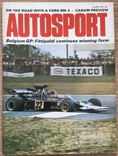 AUTOSPORT Magazine 8 JUN 1972