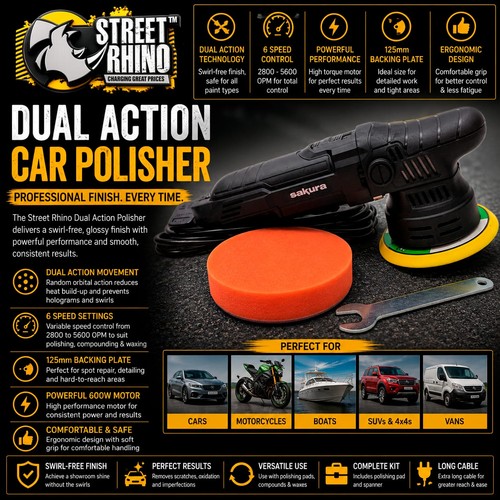 Dual action car polisher - car,
