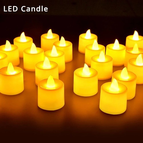 Led candle tea - led, lights