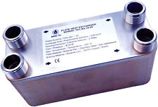 Stainless steel plates PLATE HEAT EXCHANGER brazed NORDIC TEC 1'' 100-220 kW EU