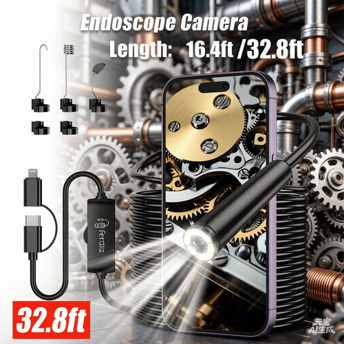 8 endoscope - 16.4'/32.8',
