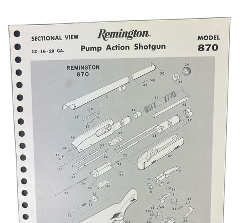 1980 remington 870 pump - m-870,