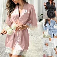 Women Satin Lace Lingerie