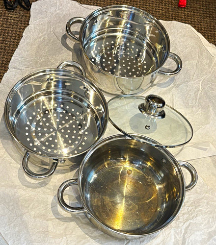 22cm tier stainless steel - 22cm,