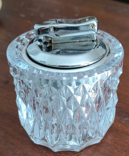Vintage facetted glass - vintage,