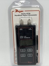 Dwyer Series 477A Handheld Digital Manometer Measure Pressure Lab Equipment
