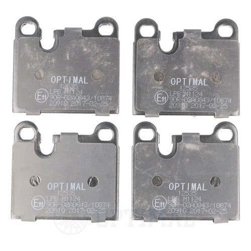 Front rear disc brake pad - front,
