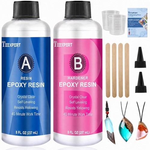 Epoxy resin crystal clear kit - crystal,