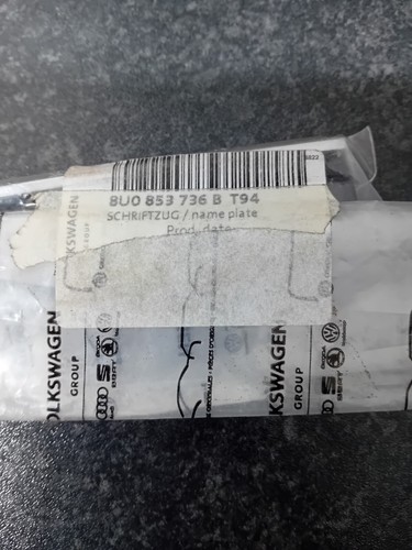 Audi genuine front - genuine, 8u