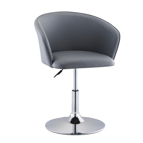 Grey faux leather bar - grey,