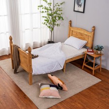 Corona Bed Frame Single Bed high or low Foot End Solid Pine Bed Furniture 3FT