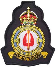 10 Squadron Royal Air Force Embroidered Patch Badge - MOD LICENSED