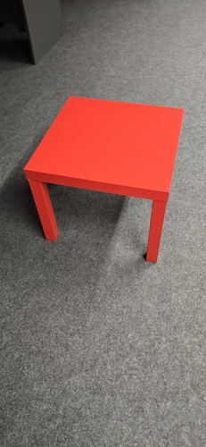 Ikea lack red - red, table