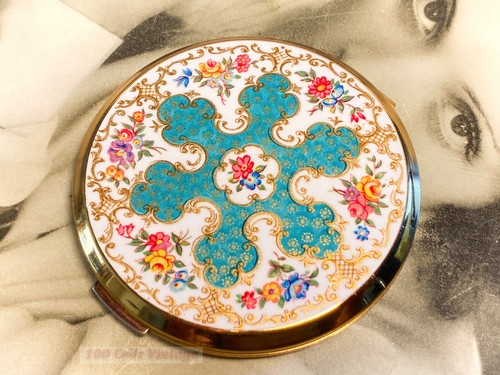 Stratton teal and white floral