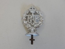 Vintage Chrome Desmo RAF Royal Air Force Car Mascot Hood Ornament