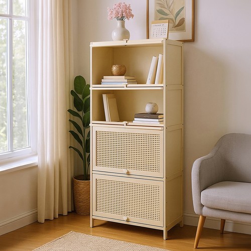 Tier bamboo wood - 4, bookcase
