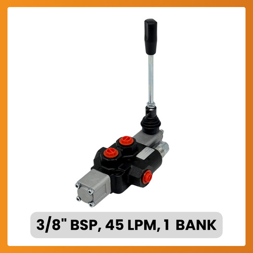 Hydraulic monoblock valve - valve, 1