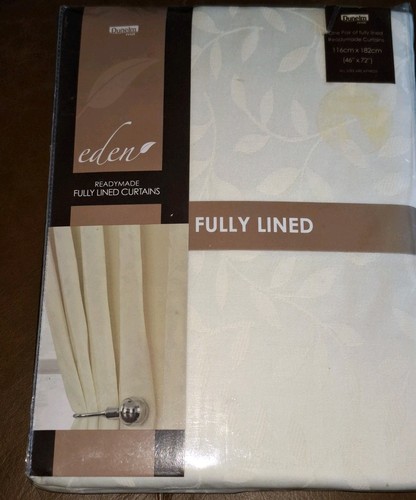 Dunelm eden lined cream - eden,