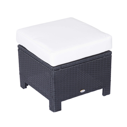 Rattan footstool wicker - rattan,