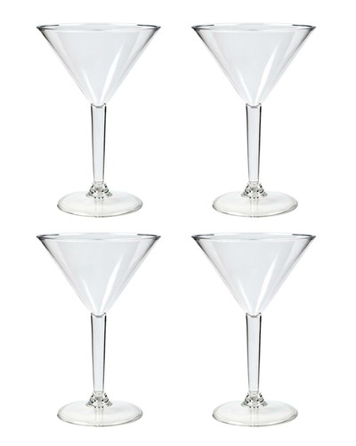 Martini cocktail glasses - 4x,