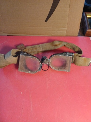 Vintage aviation goggles ww2 - vintage,