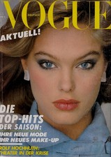 VOGUE GERMANY 1983 RENEE SIMONSEN JANICE DICKINSON  Carol Alt ROSEMARY MACGROTHA
