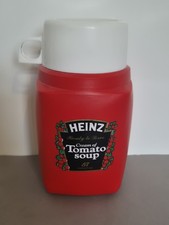 Vintage Heinz Tomato Soup Promotional Thermos Roughneck Flask. 1980s.