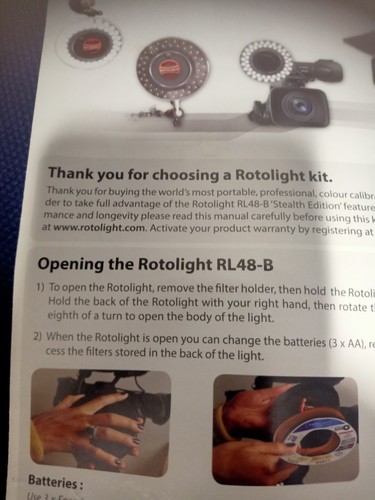 Rotolight sound and light kit - light,