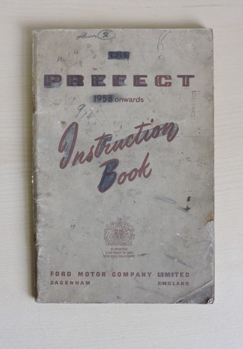 Ford prefect instruction - prefect, book