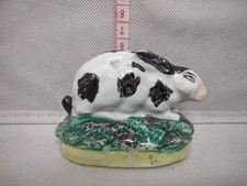 Staffordshire C19th pottery Rabbit figurine