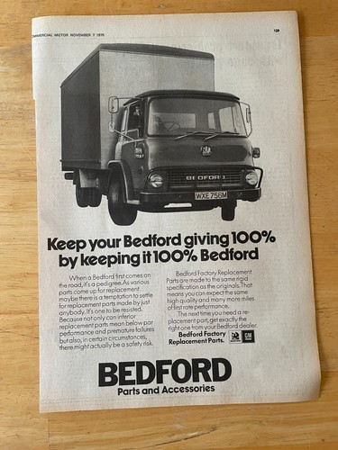 Bedford parts and - tk,