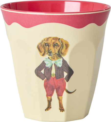 Rice melamine cup with - by,
