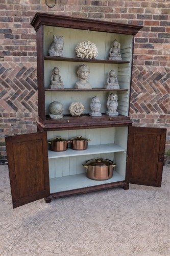 Antique solid oak housekeeper - solid,