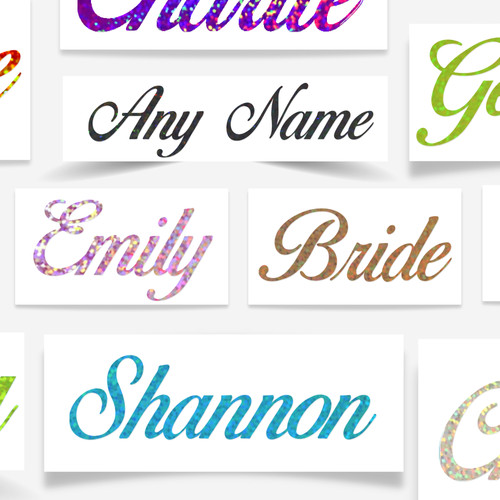 Personalised glitter name - personalised,