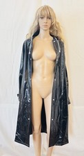 LAST EVER SHINY BLACK SOFT 100% PVC VINYL PLASTIC RAINCOAT  Regenmantel PLASTICO