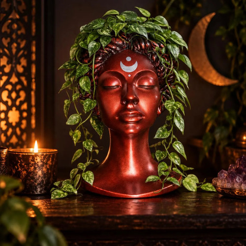 Blood moon goddess planter - blood,