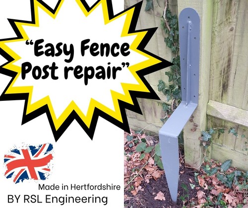 Easy fence post repair 3 - post,