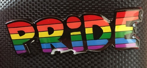 Lgbt gay pride - lesbian, enamel