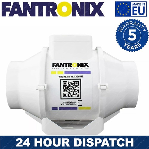 100mm inline extractor fan - 100mm,