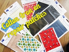 Iron on Mending Patches Fabric Patches Repair Iron-on Fabric Self-adhesive Fix